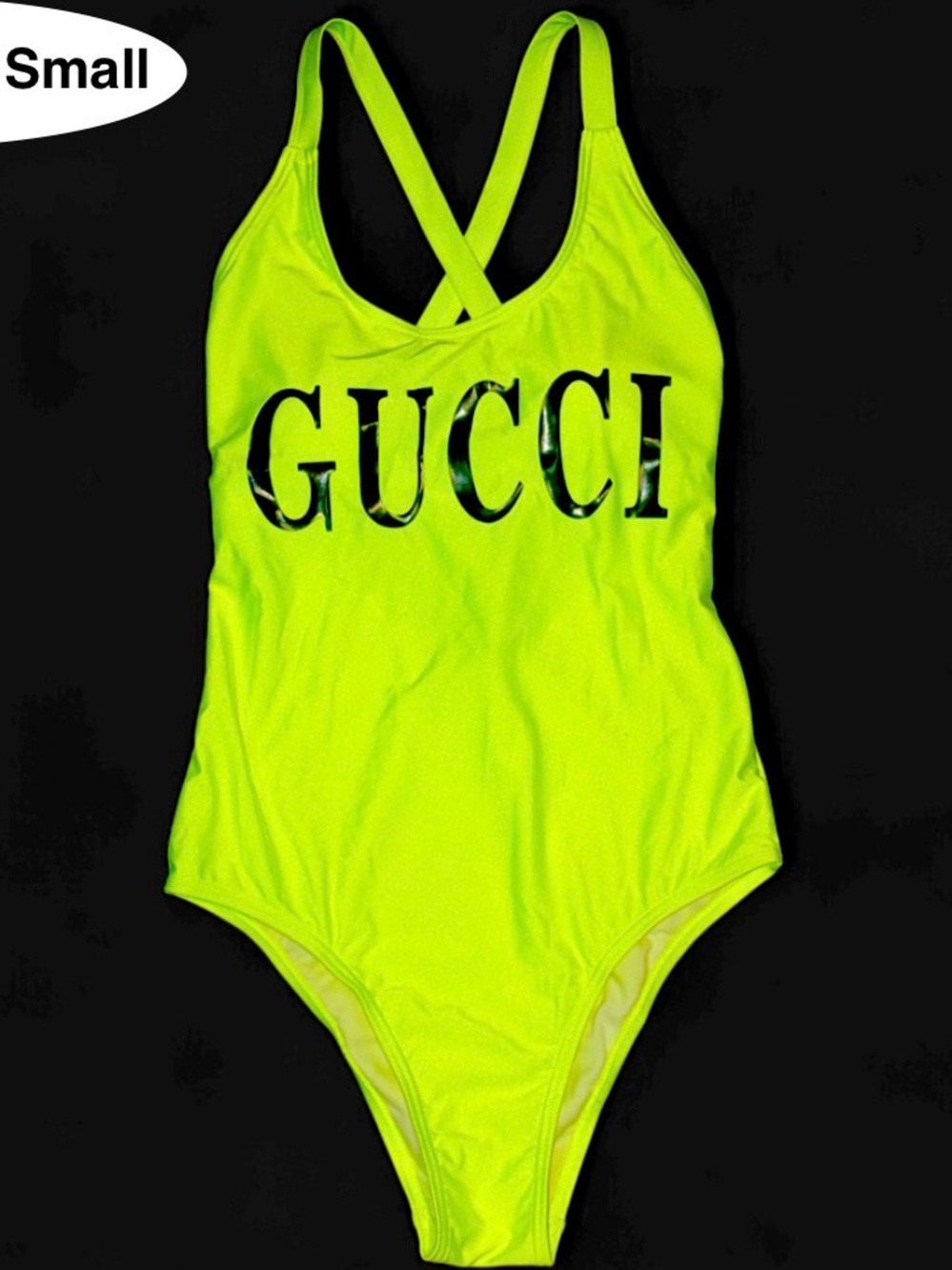 🌊🍋🟩unused* neon Bathing suit 🏊♀️ SMALL 🏝️